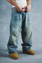 Load image into Gallery viewer, Double-Knee Denim Jeans