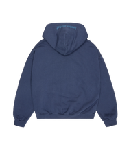 Load image into Gallery viewer, Broken Planet Zip Up Hoodie navy back