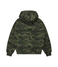 Load image into Gallery viewer, Star Logo Zip-Up Hoodie camo - back
