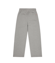 Load image into Gallery viewer, Straight Leg Sweatpants Heather Gray back flat lay
