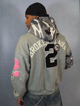 Load image into Gallery viewer, Deconstructed Snow Camo Zip-up
