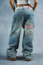 Load image into Gallery viewer, Double-Knee Denim Jeans
