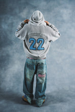 Load image into Gallery viewer, Varsity Knit Zip-Up Hoodie
