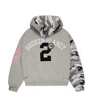 Load image into Gallery viewer, Deconstructed Snow Camo Zip-up
