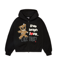 Load image into Gallery viewer, Live Laugh Love Zip-up Hoodie
